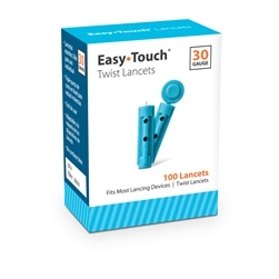 EasyTouch Twist Top Lancets 30 Gauge