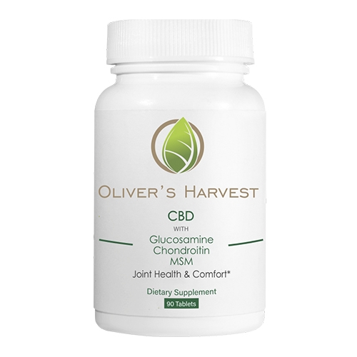 Oliver's Harvest Joint Care Tablets CBD 225 mg/ Glucosamine, Chondroitin, MSM