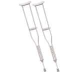 Tall Adult Walking Crutches with Underarm Pad and Handgrip