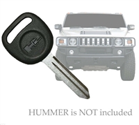 OEM Replacement Transponder Blank Ignition Un-Cut Key for Hummer 15898567