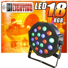 Adkins Pro Lighting LED 18 RGB Color Mixing LED Par Can