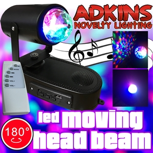 Adkins Novelty Lighting  LED Moving Head Beam