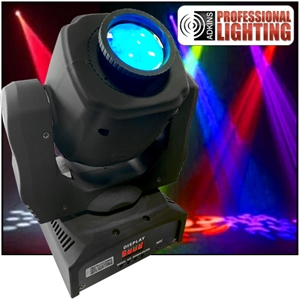 Mini Moving Head Spot 60 Watt LED Built-In Gobos