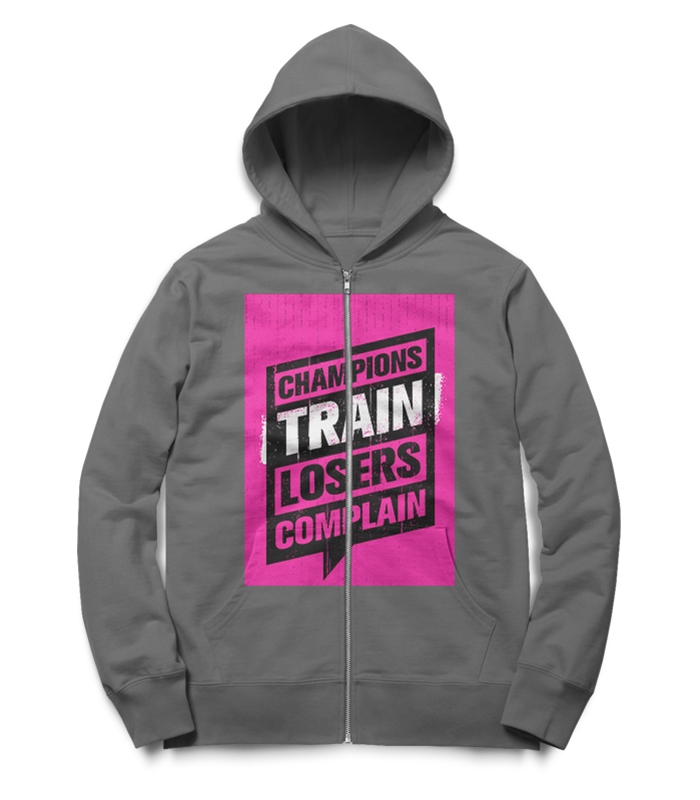Gray/Pink Hoodie Jacket