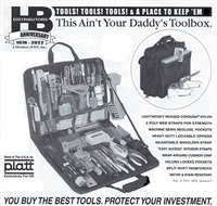 Independent Telephone Network ITN 1875 BK - The Original - Pro Voice/Data Site Manager Tool Case w/59 Usable Pockets
