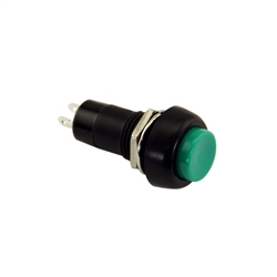 Momentary Miniature Round Pushbutton - Green