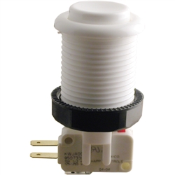 Happ Pushbutton W / Horizontal Micro-Switch - White