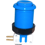 Happ Pushbutton W / Horizontal Micro-Switch - Blue