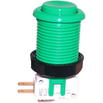 Happ Pushbutton W / Horizontal Micro-Switch - Green