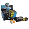 LION 3 STAR 40MM ORANGE TABLE TENNIS BALLS - 6 Pack