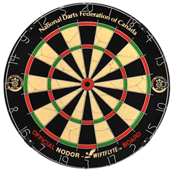 Nodor Supabull II Dartboard, The Official Board Of The National Darts Federation Of Canada