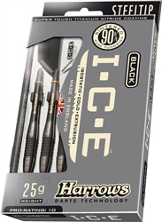 Harrows Black ICE Steel Tip Darts - 90% Tungsten