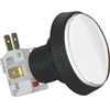 Medium Round Illuminated Pushbutton - White