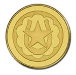 TOKEN BRASS 1.00 STOCK WITH HORSESHOE LOGO (1000/Bag)