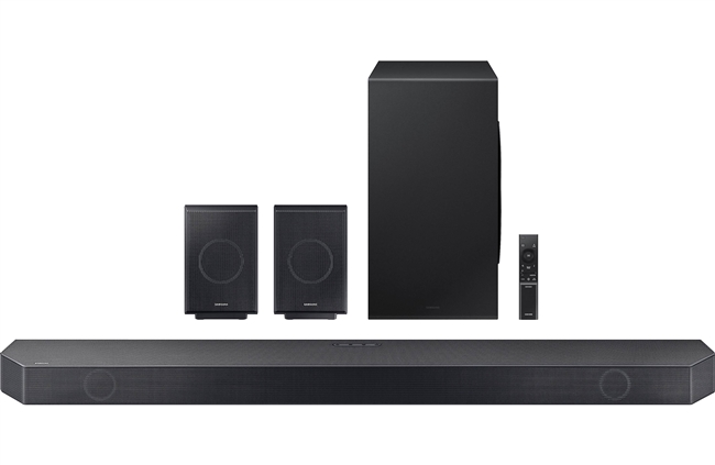 Samsung HW-Q990C Powered 11.1.4-channel sound bar system with Wi-Fi, Apple AirPlayÂ® 2, Dolby AtmosÂ®, and DTS:X  - HW-Q990C/ZA