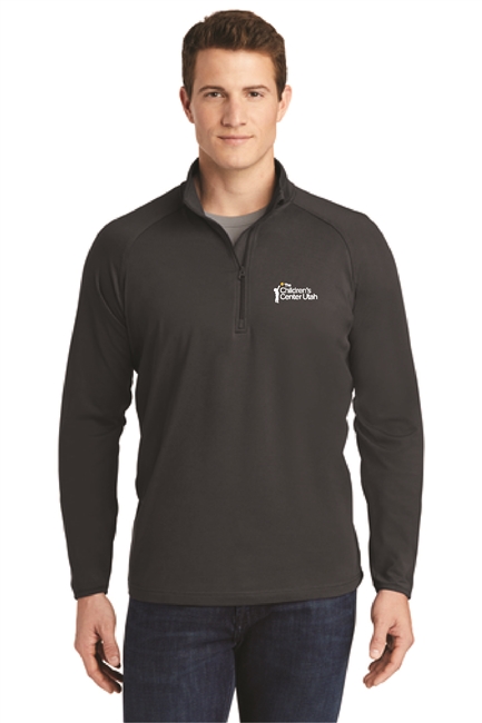 Sport-Tek Men's Stretch 1/2-Zip Pullover