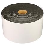 Neoprene 1/4" x 8" x 50' Soundproofing Isolation Gasket Tape