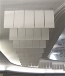 UltraQuiet 1" x 2' x 4' LEED Certified Acoustic Cotton Baffles