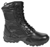 ROTHCO FORCED ENTRY DEPLOYMENT BOOT WITH SIDE ZIPPER 8" - BLACK