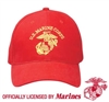 RED U.S.M.C. SUPREME LOW PROFILE INSIGNIA CAP