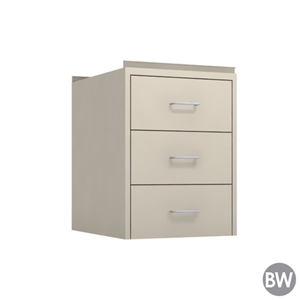 18" W 3-Drawer Hanging Cabinet