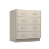 30" 4-Drawer Base Cabinet