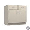 36" Double Door Drawer Base Cabinet