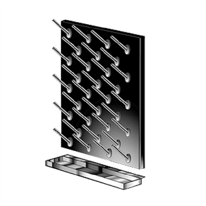 30"W x 30"H Epoxy Resin Drying Rack