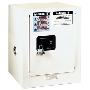 Justrite 4 Gal. Mini Sure-GripÂ® Safety Cabinet (Self-Close)