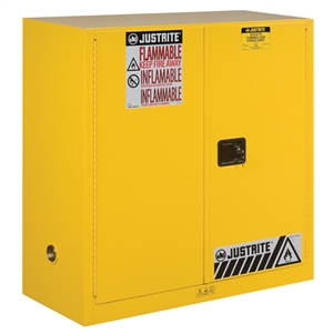 Justrite 30 Gal. Sure-GripÂ® Safety Cabinet (Manual-Close)