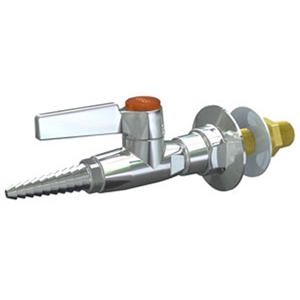 Panel Mounted Flange w Ball Valve - GAS