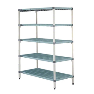 Metro 5Q357G3 MetroMax Q Polymer Shelving Unit - 18" x 48" x 74"