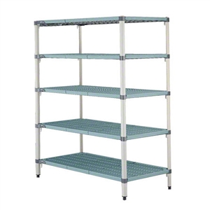 Metro 5Q377G3 MetroMax Q Polymer Shelving Unit - 18" x 72" x 74"