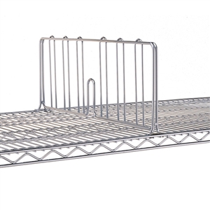 18"W Super Erecta Chrome Shelf Divider