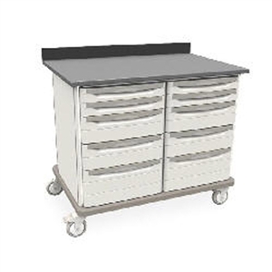 Metro StarSys Double-Width 5-Drawer Mobile WorkCenter