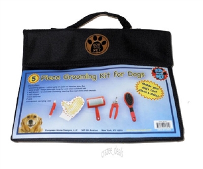 Bow Wow Pet 5 Piece Grooming Kit for Dogs