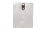 Clear Vinyl Vertical Badge Holder W/ 2-hole Clip
1810-1400