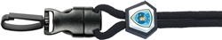 Round Lanyard with Safety Breakaway, Diamond Slider And Detachable Plastic Swivel Snap Hook