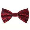 Navy & Red Floral Designed Pre Tied with Matching Pocket Square BWTH-954