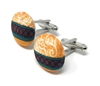 GRACE 100% SILK HANDMADE CUFFLINKS CL-119A