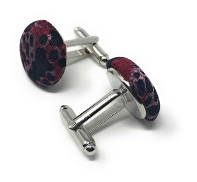 GOOD FORTUNE 100% SILK HANDMADE CUFFLINKS CL-102