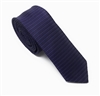 Berry Horizontal Striped Skinny Silk Tie (Tie Only) DSKT074