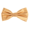Gold Pin Dot Pre-Tied Bow Tie with Matching Pocket Square PDPTBT-06