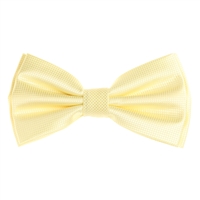 Canary Gold Pin Dot Pre-Tied Bow Tie with Matching Pocket Square PDPTBT-07