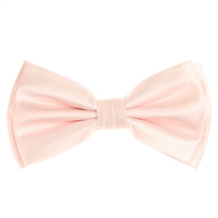 Blush Pink Pin Dot Pre-Tied Bow Tie Set with Matching Pocket Square PDPTBT-39