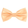 Peach Pin Dot Pre-Tied Bow Tie Set with Matching Pocket Square PDPTBT-61