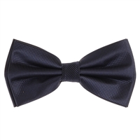 Navy Pin Dot Pre-Tied Bow Tie Set with Matching Pocket Square PDPTBT-67