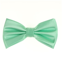 Tiffany Spa Satin Finish Silk Pre-Tied Bow Tie with Matching Pocket Square SPTBT-243
