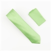 Pastel Green Satin Finish Silk Extra Long Necktie with Matching Pocket Square SWTHXL-220