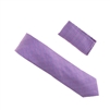 Lavender and Blue Designed Extra Long Necktie Tie with Matching Pocket Square WTHXL-925